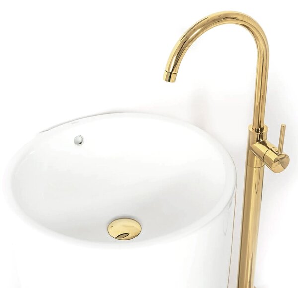 Basin mixer Rea Lungo Ortis Gold