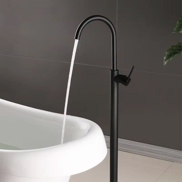 Free-standing faucet Rea Lungo Ortis Black