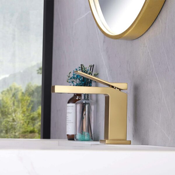 Bathroom faucet Rea Duet Gold Low