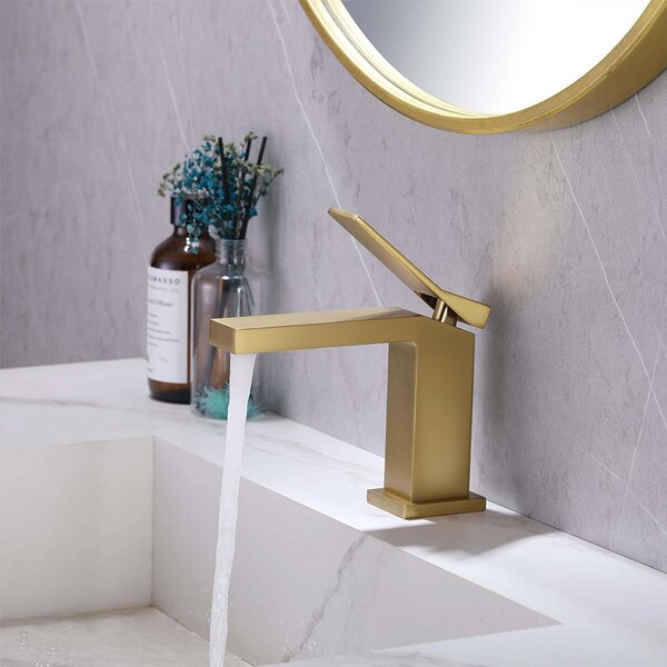 Bathroom faucet Rea Duet Gold Low