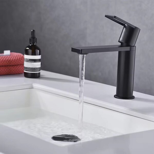 Bathroom faucet Rea Flip Black low