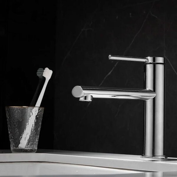 Bathroom faucet REA OVAL CHROM low