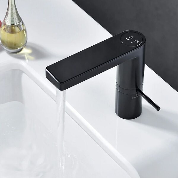 Bathroom faucet Rea Amar LCD Black low