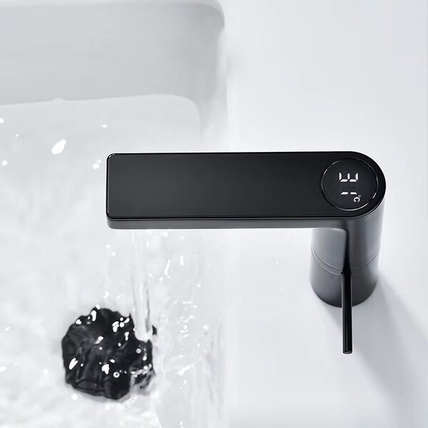 Bathroom faucet Rea Amar LCD Black low