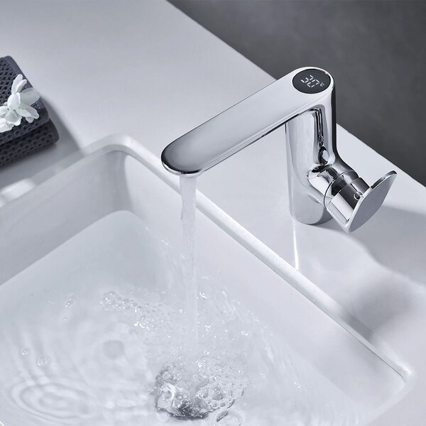 Bathroom faucet Rea Mils LCD Chrom low