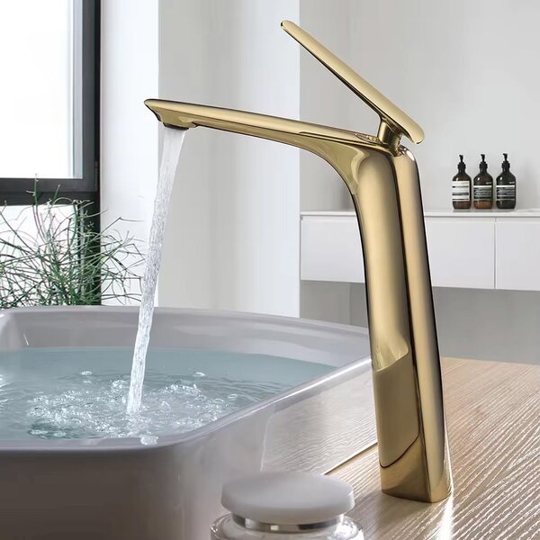 Bathroom faucet Rea Jager Gold High