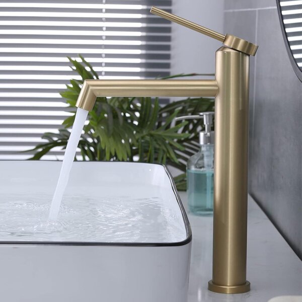 Bathroom faucet Rea Foss Gold High