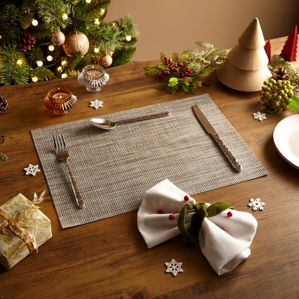 Vinyl Placemat Silver