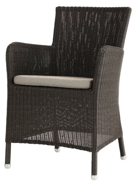 Cane-line Hampstead armchair weave Cane-line Mocha, cushion Natté taupe