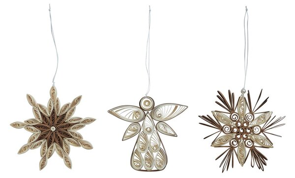 Watt & Veke Vega Christmas decoration 3 pieces White