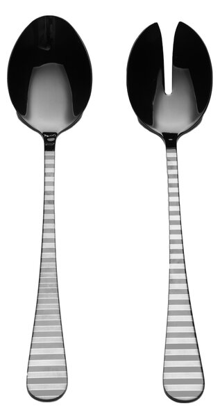 Vargen & Thor Zebra salad servers 2-pack Zebra Pattern