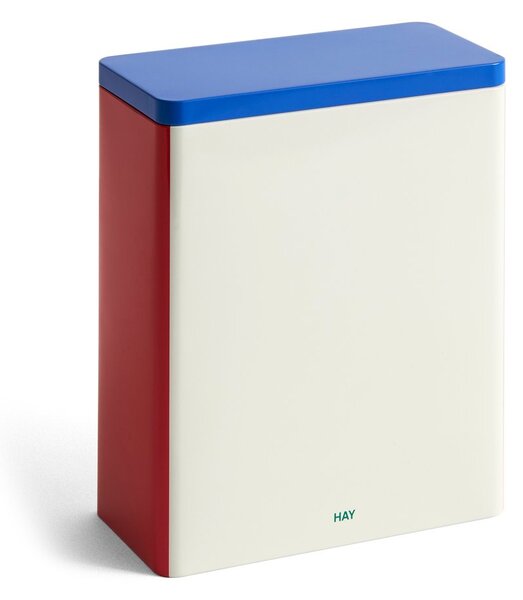 HAY HAY Tin Container x-large Off white-blue-red