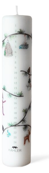 Kähler Hammershøi Christmas Advent candle Ø5 cm 2024