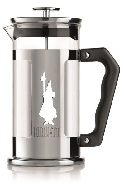 Bialetti Preziosa coffee press 8 cups Silver-black