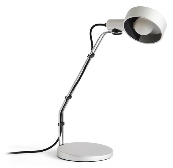 HAY Cupola Desk table lamp 40,8 cm Clear anodised