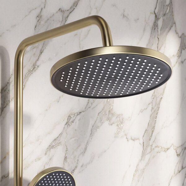 Shower set PREMIUM Rea Maxim Brush Gold