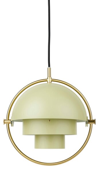 GUBI Multi-Lite ceiling lamp small Brass-desert sage