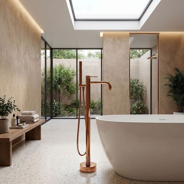 Free-standing faucet Rea Venti Copper