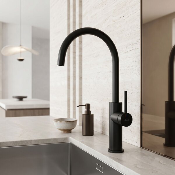Kitchen faucet REA Rivo Black