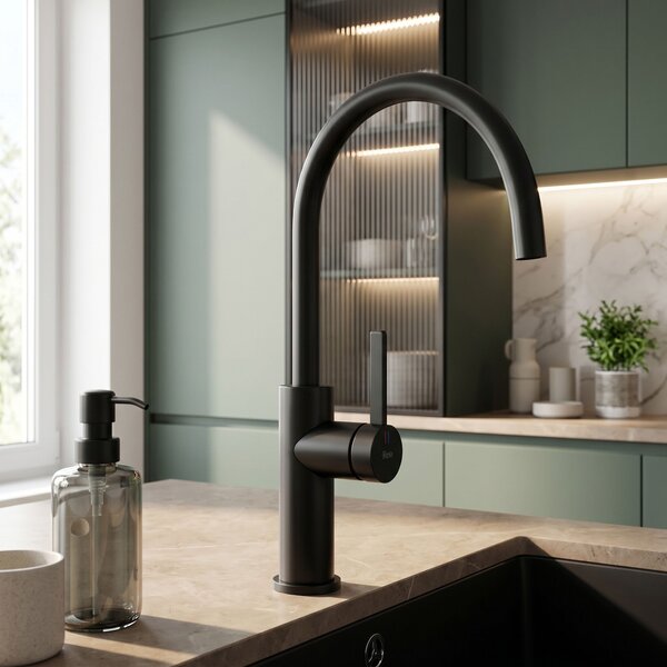 Kitchen faucet REA Rivo Black