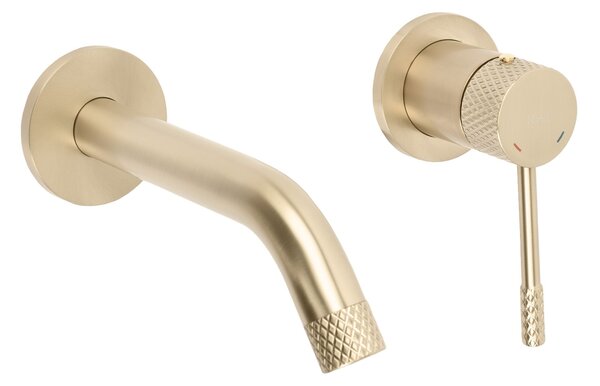 Wall Mounted faucet REA Venti Brush Gold