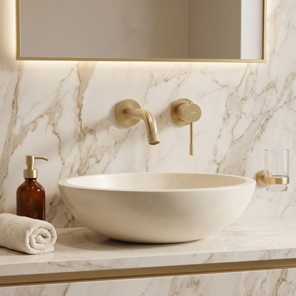 Wall Mounted faucet REA Venti Brush Gold