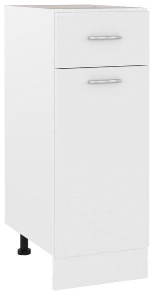 Drawer Bottom Cabinet White 30x46x81.5 cm Engineered Wood