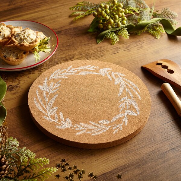 Fern Printed Cork Trivet Natural