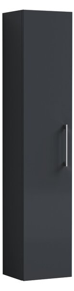 Arno Tall Storage Unit Soft Black