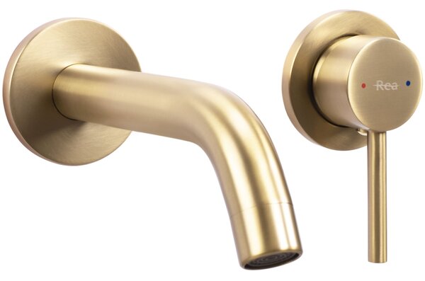 Wall Mounted faucet Rea OWEN Brush Gold+ BOX