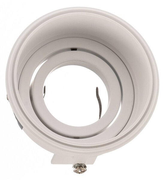 Hyde downlight 1-bulb round pivotable white
