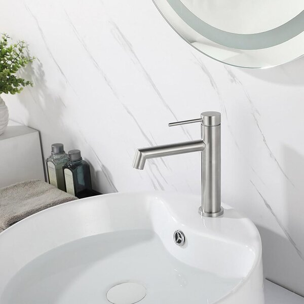 Bathroom faucet Rea Foss Brush Nickel Low