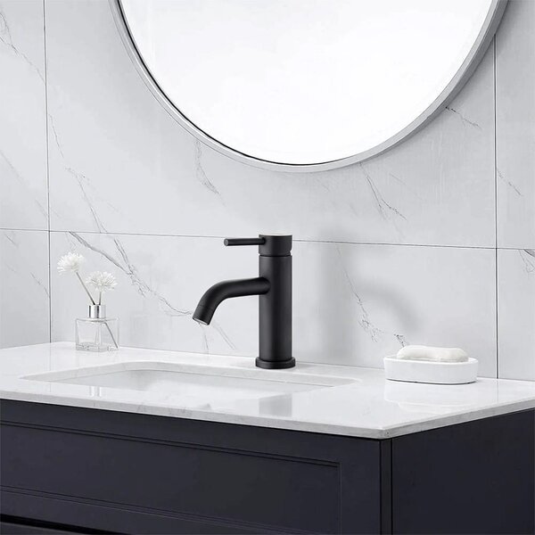 Bathroom faucet Rea Graf Black low