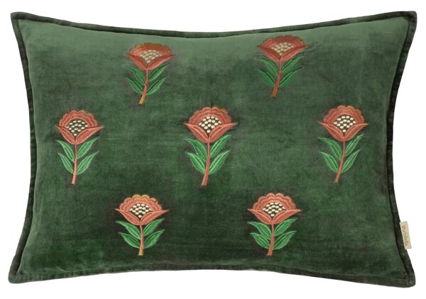 Portobella Eltham Rectangular Cushion Green