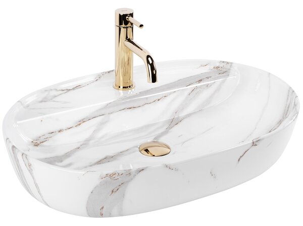 Countertop Basin REA Aura 61 Shiny Aiax