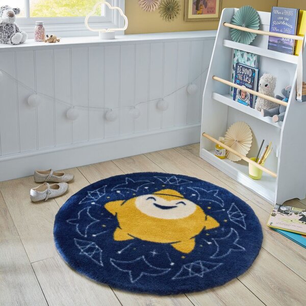 Disney Wish Supersoft Faux Fur Round Rug Natural