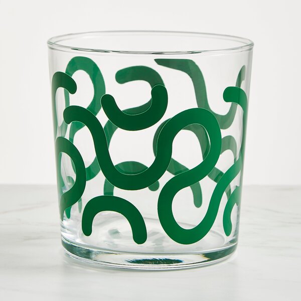 Elements Wigley Green Patterned Tumbler Green