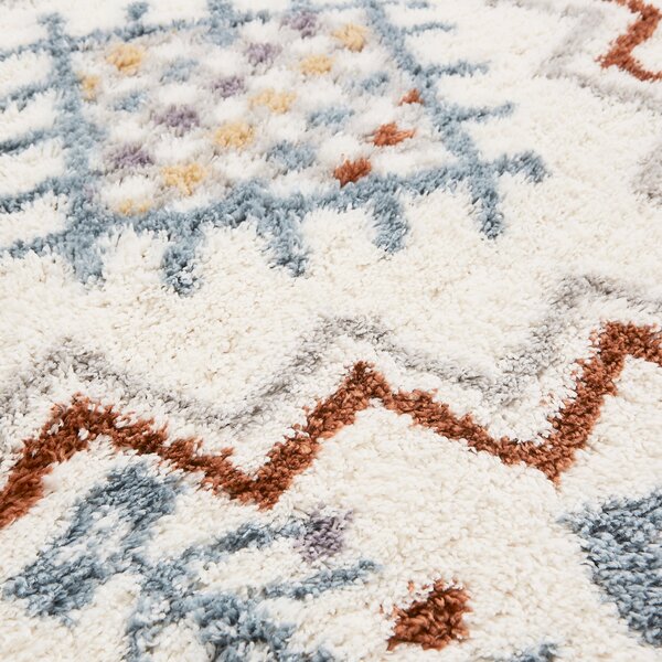 Cosy Shaggy Modern Berber Rug