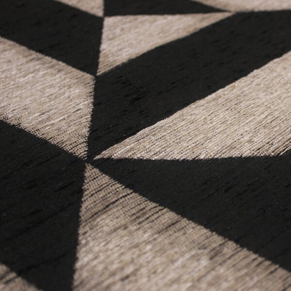 Shoreditch Stripe Chenille Abstract Rug