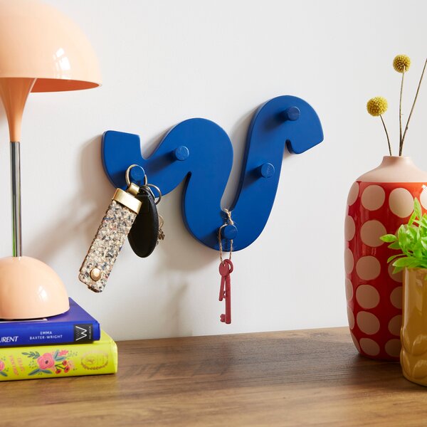 Elements Wiggle Key Hooks Blue