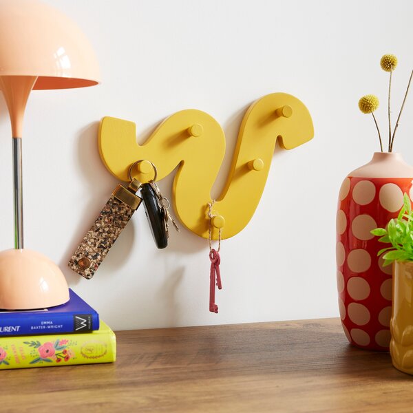 Elements Wiggle Key Hooks Yellow