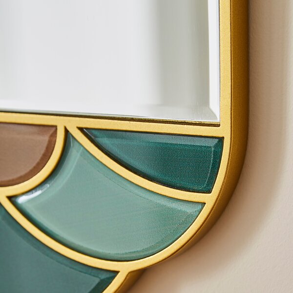 Nouveau Oval Wall Mirror