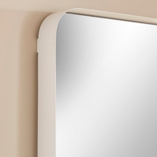 New York Rectangle Curved Corner Full Length Wall Mirror