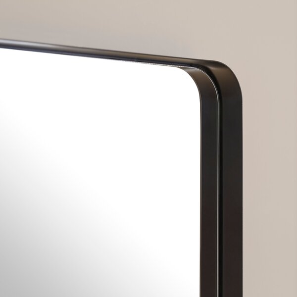 New York Rectangle Curved Corner Full Length Wall Mirror