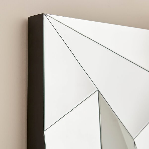 Chelsea Rectangle 3D Geometric Wall Mirror