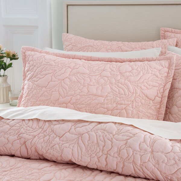 Ada Floral Oxford Pillowcase Pink