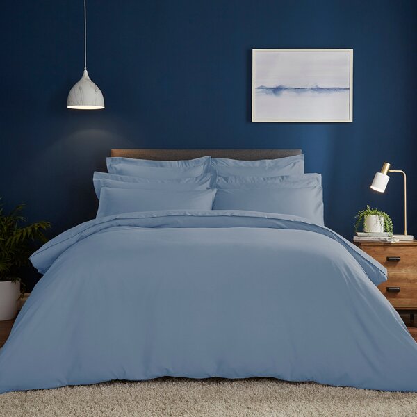 Fogarty Soft Touch Duvet Cover and Pillowcase Set Ashley Blue