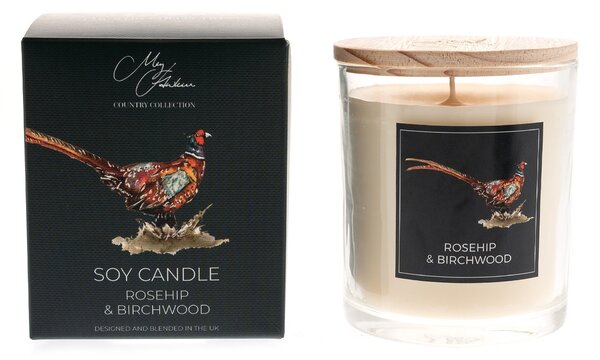 Rosehip & Birchwood Pheasant Candle Natural