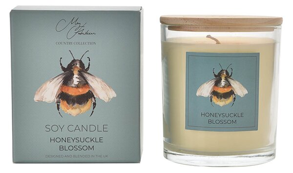 Meg Hawkins Honeysuckle Blossom Bee Candle Natural
