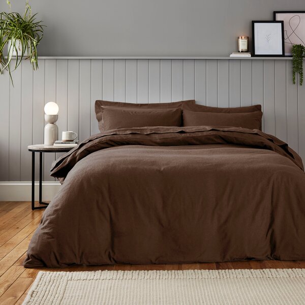 Soft & Cosy Luxury Brushed Cotton Standard Pillowcase Pair